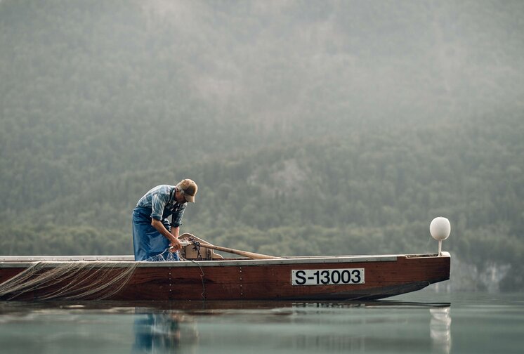 Fishing on lake Wolfgangsee: Fishing in Fürberg
