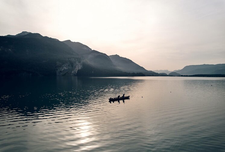 Fishing on lake Wolfgangsee: Fishing in Fürberg