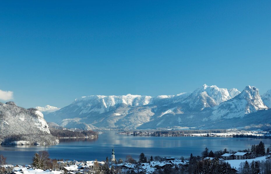 Wolfgangsee in winter: Relaxation at the hotel