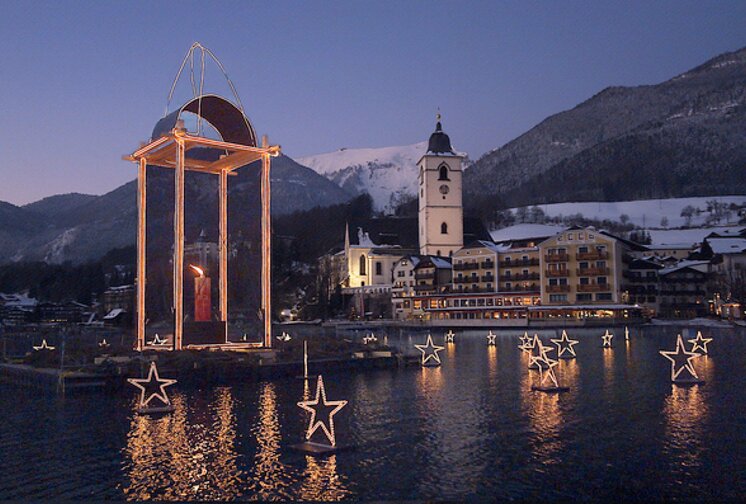 Wolfgangsee im Winter: Erholung im Hotel am Seeufer